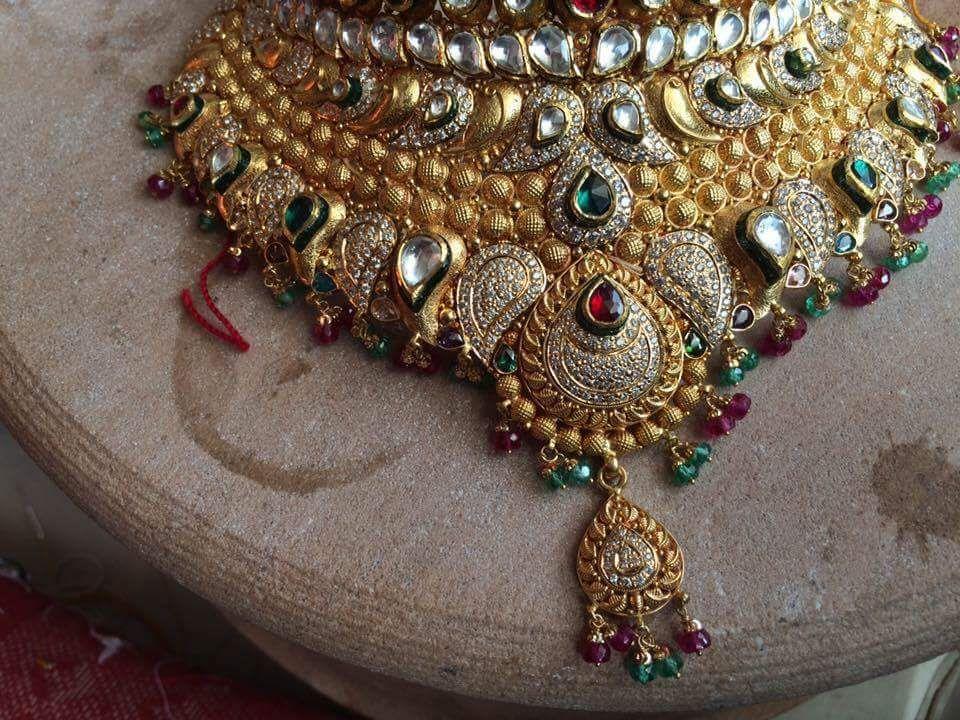 New and Latest Design of Rajasthani Desi gold Jodha-Haar 