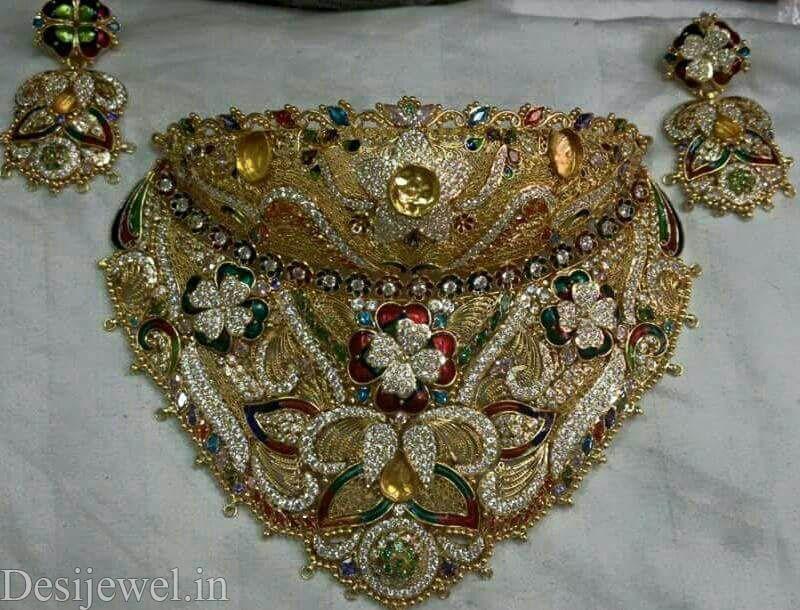 New and Latest Design of Rajasthani Desi gold Jodha-Haar 