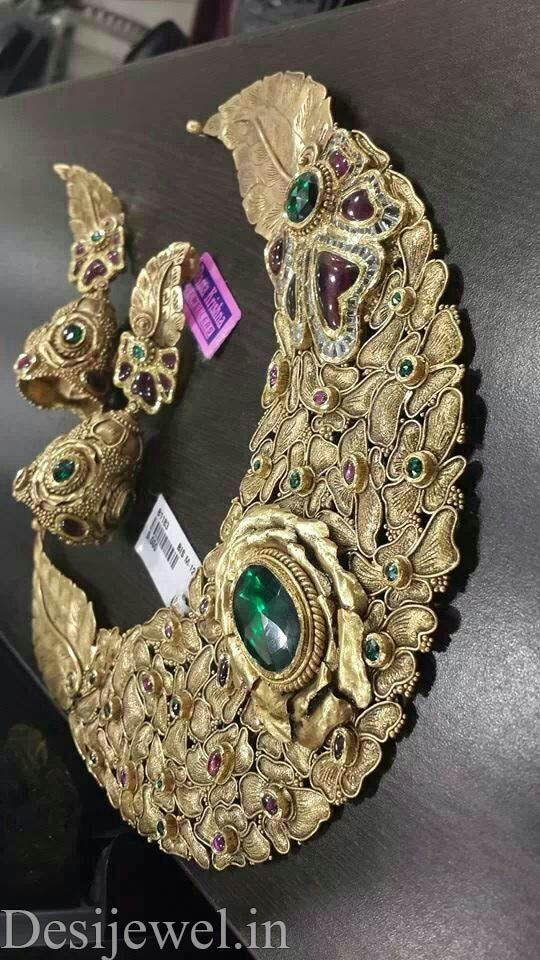 New and Latest Design of Rajasthani Desi gold Jodha-Haar 