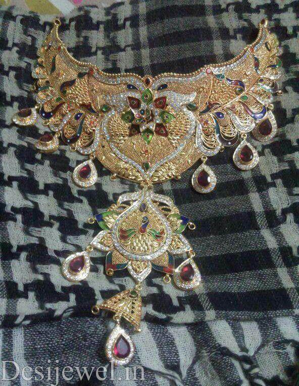 New and Latest Design of Rajasthani Desi gold Jodha-Haar 