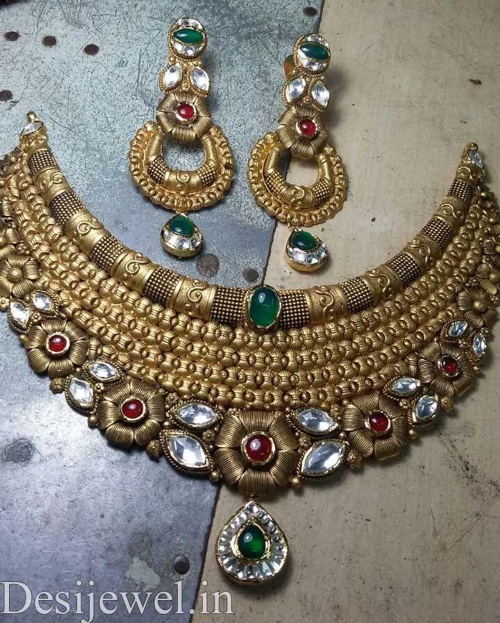 New and Latest Design of Rajasthani Desi gold Jodha-Haar 