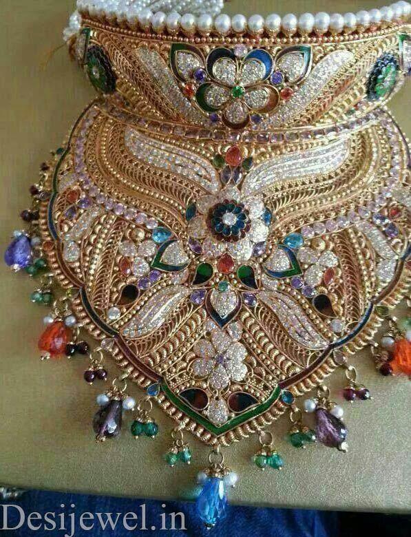 New and Latest Design of Rajasthani Desi gold Jodha-Haar 