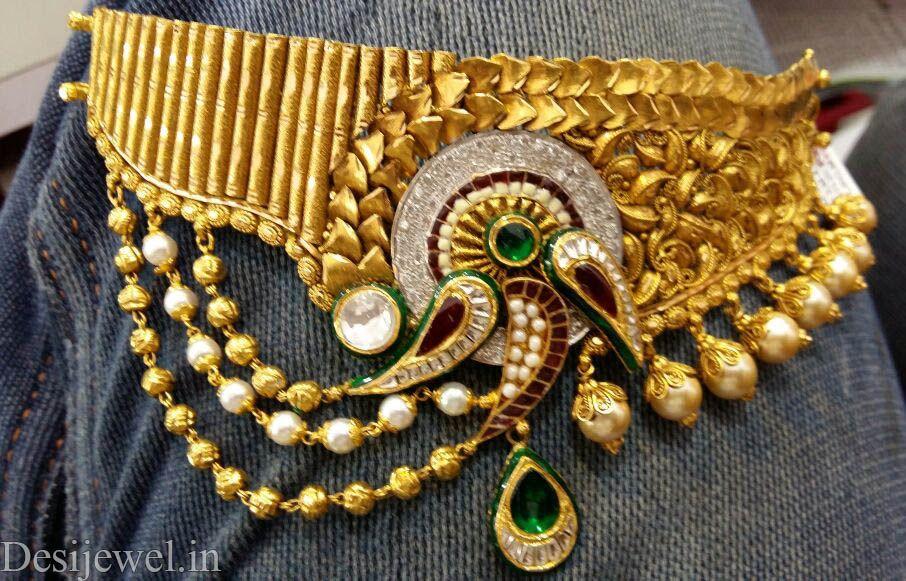 New and Latest Design of Rajasthani Desi gold Jodha-Haar 