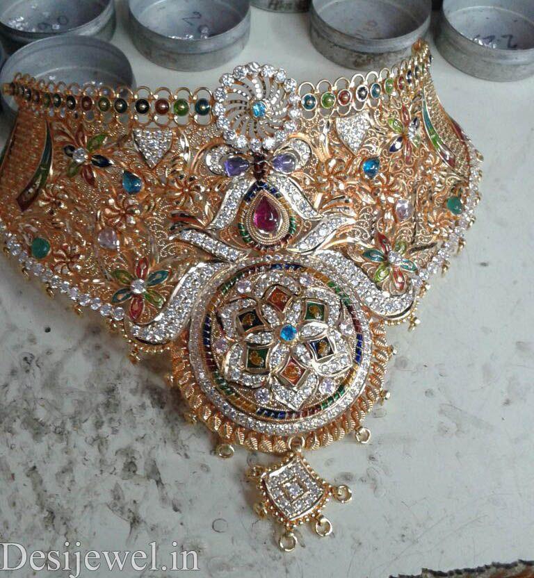 New and Latest Design of Rajasthani Desi gold Jodha-Haar 