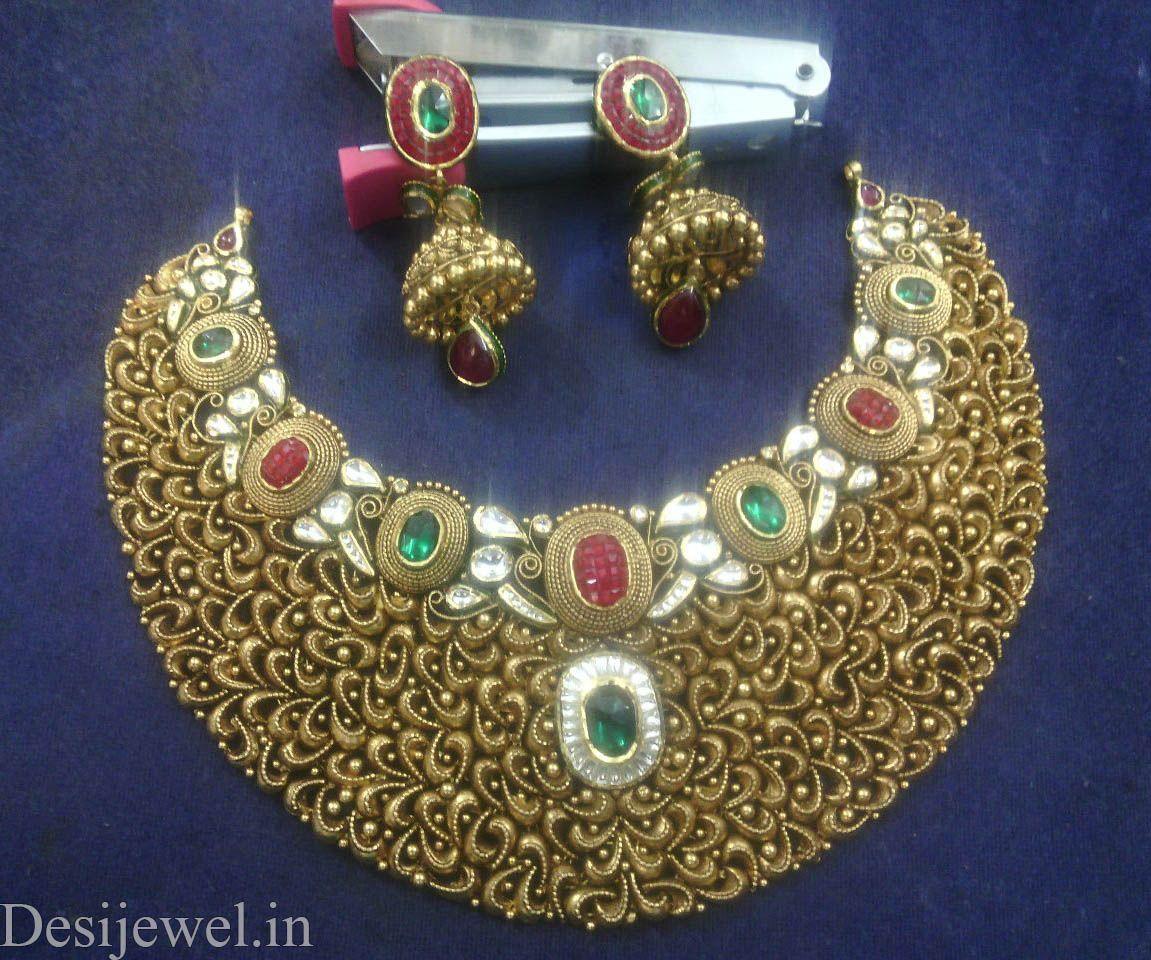 New and Latest Design of Rajasthani Desi gold Jodha-Haar 