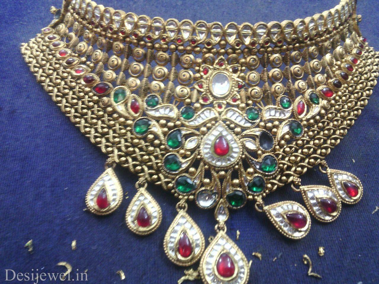 New and Latest Design of Rajasthani Desi gold Jodha-Haar 