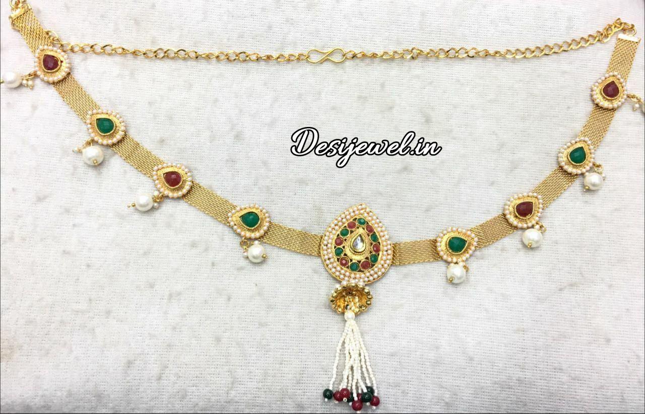 New and Latest Design of Rajasthani Desi gold gala-Kanthi 