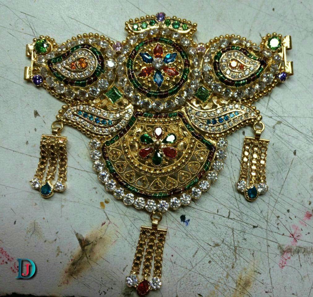 New and Latest Design of Rajasthani Desi gold gala-Kanthi 