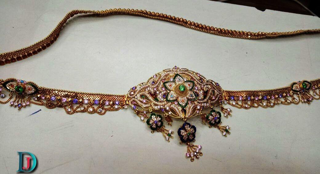 New and Latest Design of Rajasthani Desi gold gala-Kanthi 