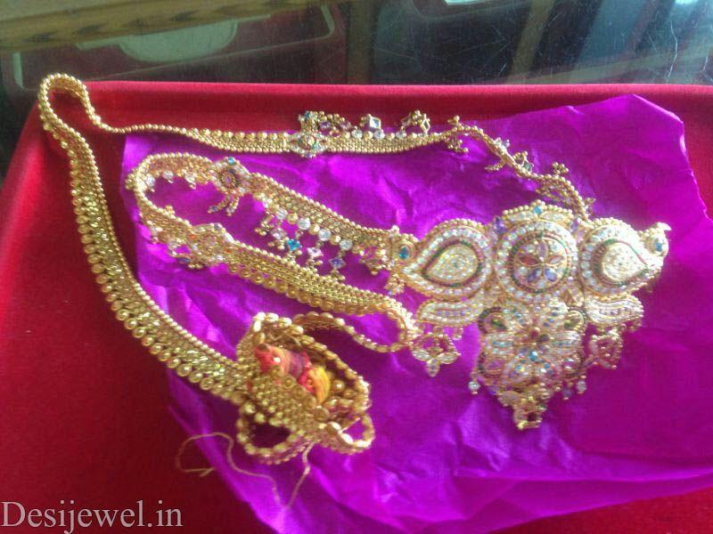 New and Latest Design of Rajasthani Desi gold gala-Kanthi 
