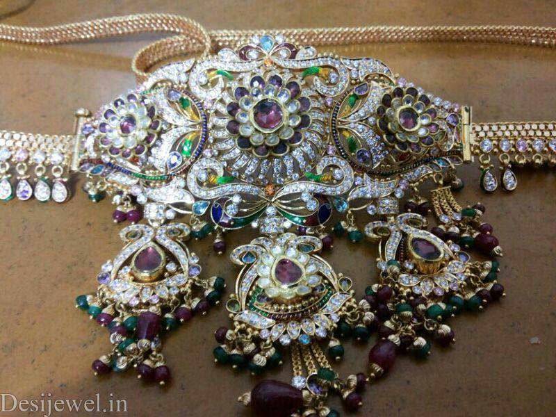 New and Latest Design of Rajasthani Desi gold gala-Kanthi 