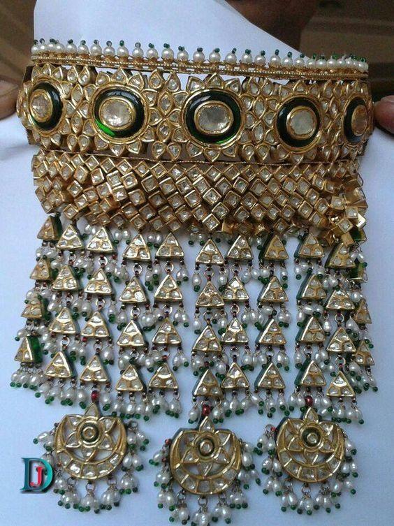 New and Latest Design of Rajasthani Desi gold Gala-Aad 