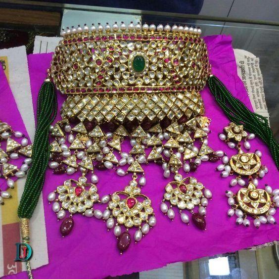 New and Latest Design of Rajasthani Desi gold Gala-Aad 