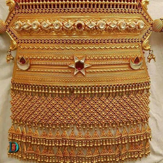 New and Latest Design of Rajasthani Desi gold Gala-Aad 