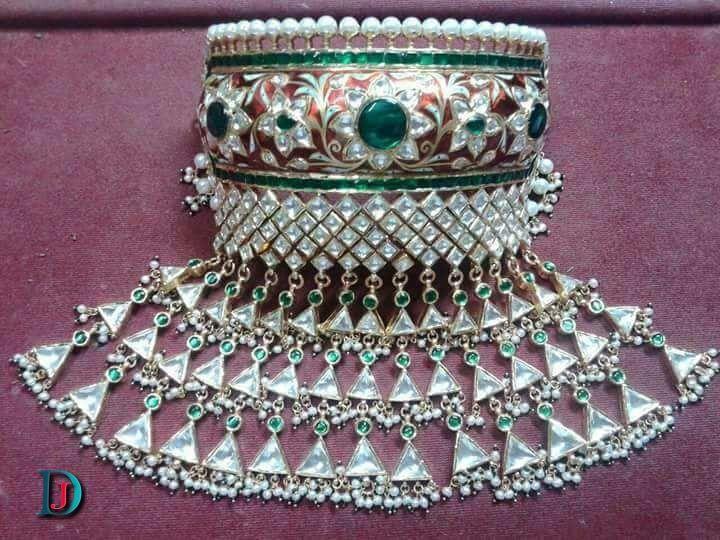 New and Latest Design of Rajasthani Desi gold Gala-Aad 