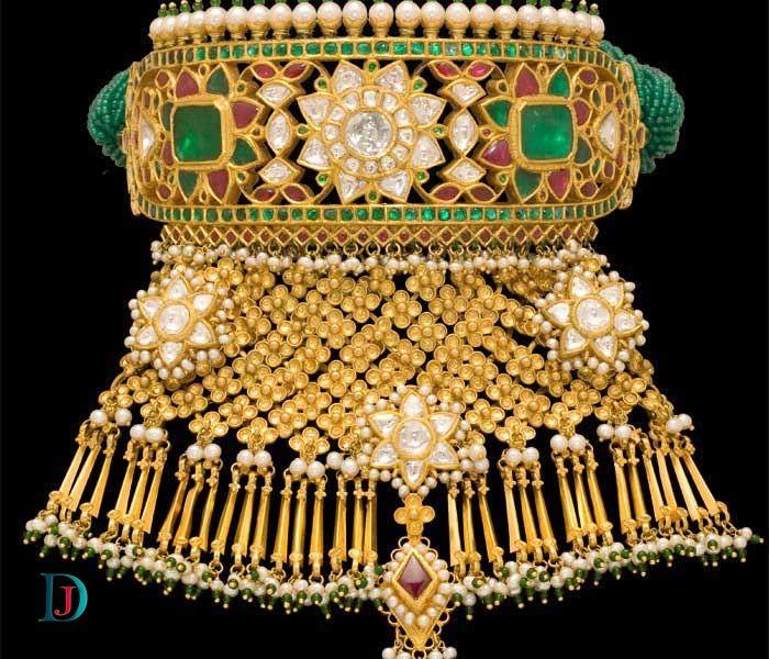 New and Latest Design of Rajasthani Desi gold Gala-Aad 