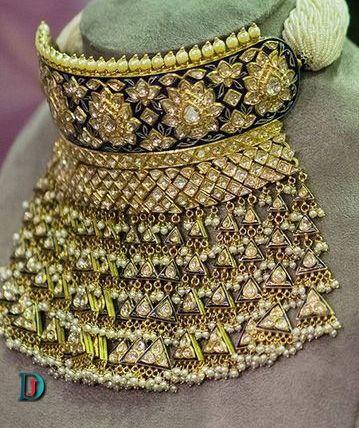 New and Latest Design of Rajasthani Desi gold Gala-Aad 