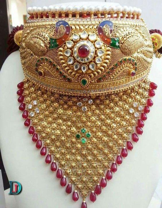 New and Latest Design of Rajasthani Desi gold Gala-Aad 