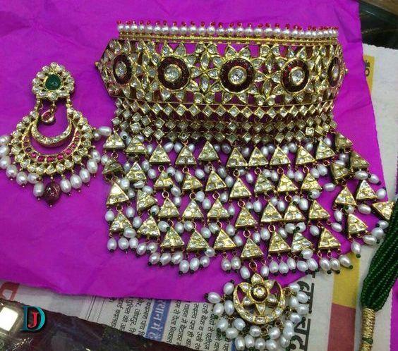 New and Latest Design of Rajasthani Desi gold Gala-Aad 