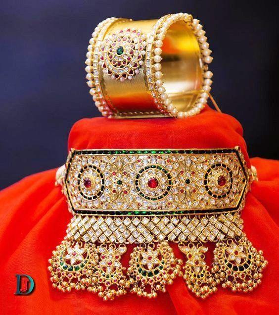 New and Latest Design of Rajasthani Desi gold Gala-Aad 