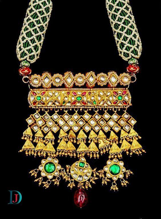 New and Latest Design of Rajasthani Desi gold Gala-Aad 