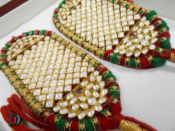 New and Latest Design of Rajasthani Desi gold kundan Baajubandh 