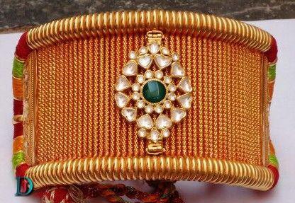 New and Latest Design of Rajasthani Desi gold kundan Baajubandh 