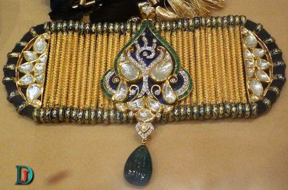 New and Latest Design of Rajasthani Desi gold kundan Baajubandh 