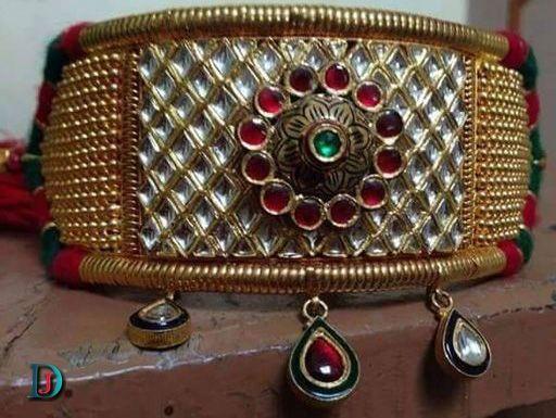 New and Latest Design of Rajasthani Desi gold kundan Baajubandh 