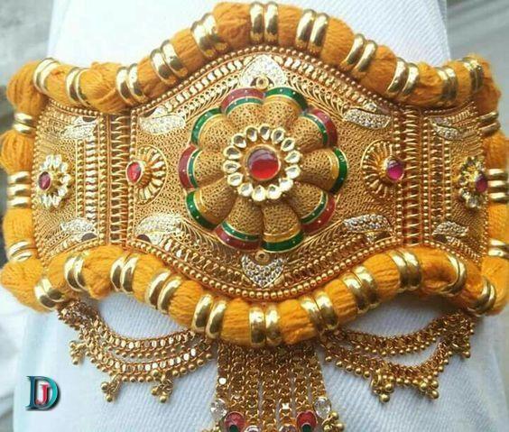 New and Latest Design of Rajasthani Desi gold kundan Baajubandh 