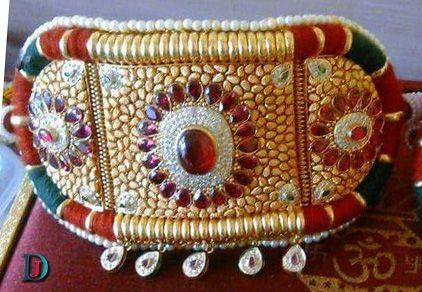 New and Latest Design of Rajasthani Desi gold kundan Baajubandh 