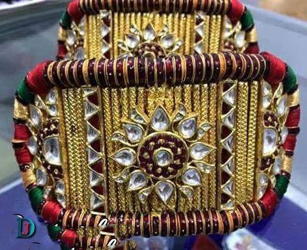 New and Latest Design of Rajasthani Desi gold kundan Baajubandh 