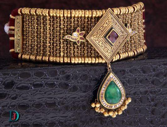 New and Latest Design of Rajasthani Desi gold kundan Baajubandh 