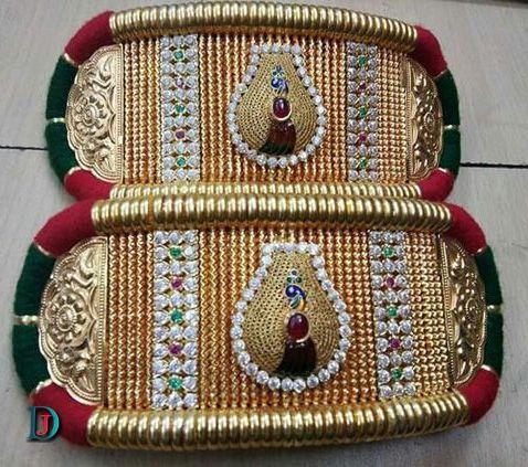 New and Latest Design of Rajasthani Desi gold kundan Baajubandh 