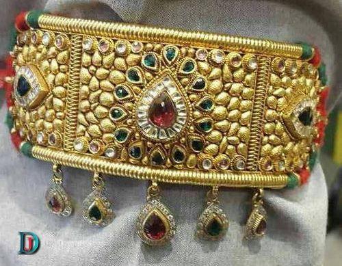 New and Latest Design of Rajasthani Desi gold kundan Baajubandh 