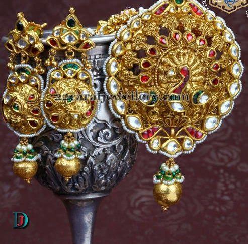 New and Latest Design of Rajasthani Desi gold kundan Bala/Kaan-pata 