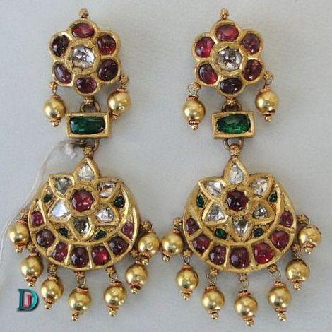 New and Latest Design of Rajasthani Desi gold kundan Bala/Kaan-pata 