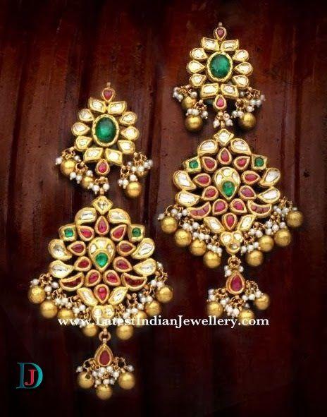 New and Latest Design of Rajasthani Desi gold kundan Bala/Kaan-pata 