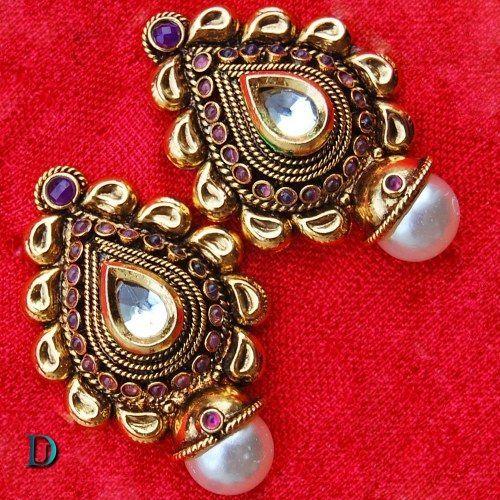 New and Latest Design of Rajasthani Desi gold kundan Bala/Kaan-pata 