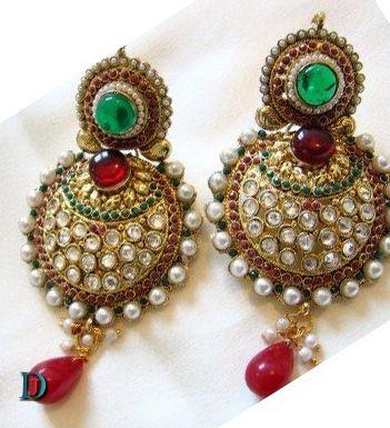 New and Latest Design of Rajasthani Desi gold kundan Bala/Kaan-pata 