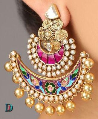 New and Latest Design of Rajasthani Desi gold kundan Bala/Kaan-pata 