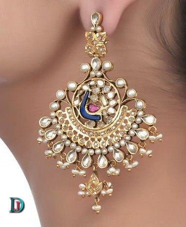 New and Latest Design of Rajasthani Desi gold kundan Bala/Kaan-pata 