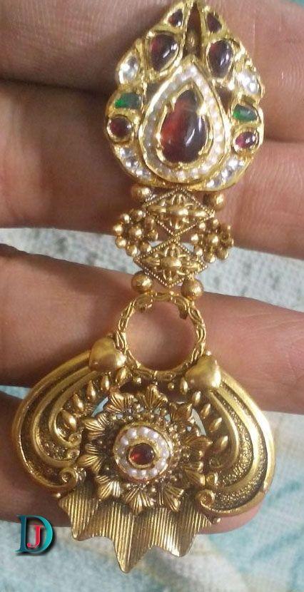 New and Latest Design of Rajasthani Desi gold kundan Bala/Kaan-pata 