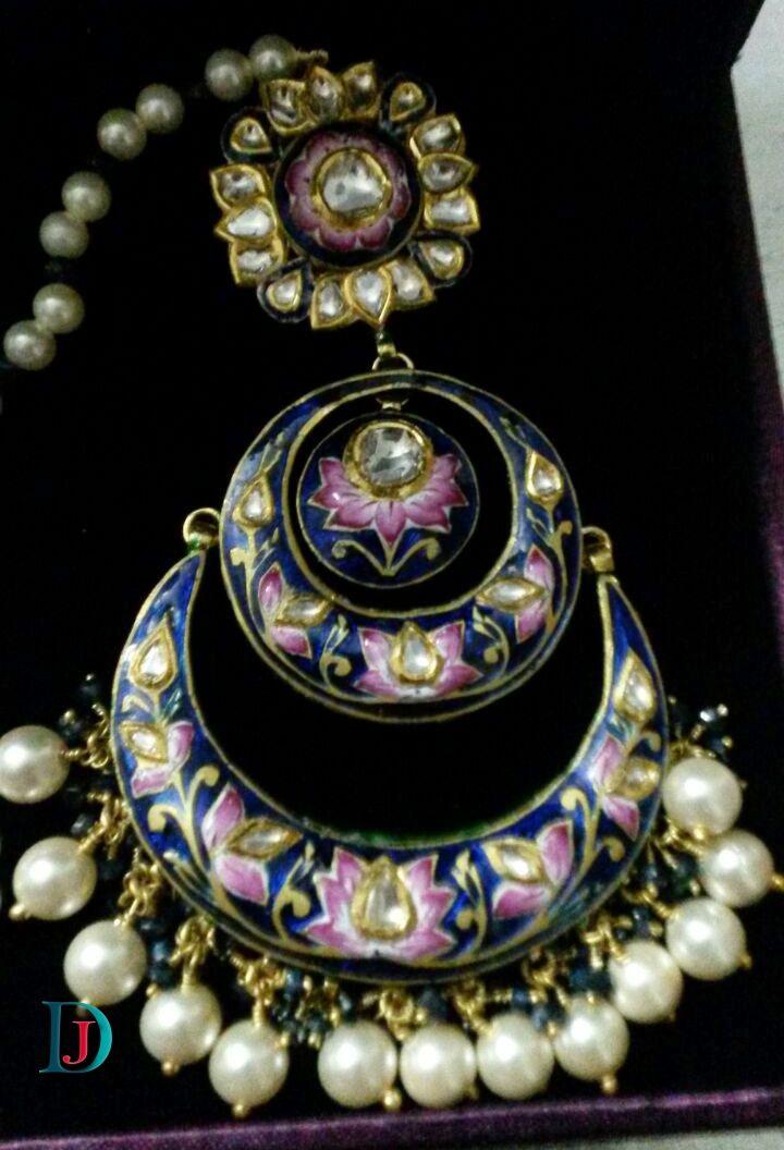 New and Latest Design of Rajasthani Desi gold kundan Bala/Kaan-pata 