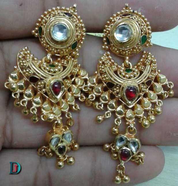 New and Latest Design of Rajasthani Desi gold kundan Bala/Kaan-pata 
