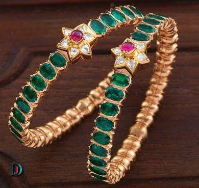 New and Latest Design of Rajasthani Desi gold kundan Bangles 