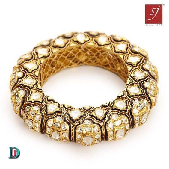 New and Latest Design of Rajasthani Desi gold kundan Bangles 