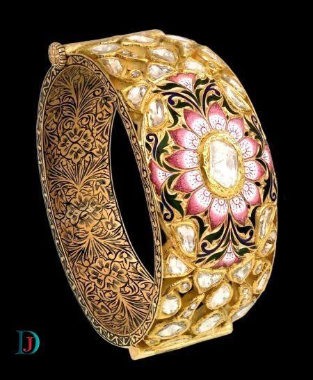 New and Latest Design of Rajasthani Desi gold kundan Bangles 