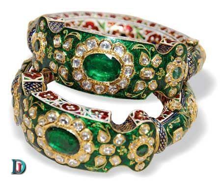 New and Latest Design of Rajasthani Desi gold kundan Bangles 