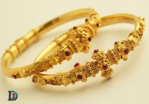 New and Latest Design of Rajasthani Desi gold kundan Bangles 